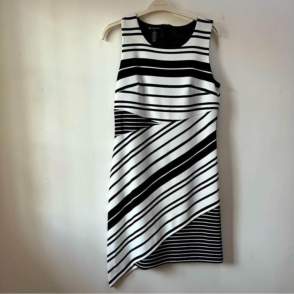 Black and white woman’s career dress large INC